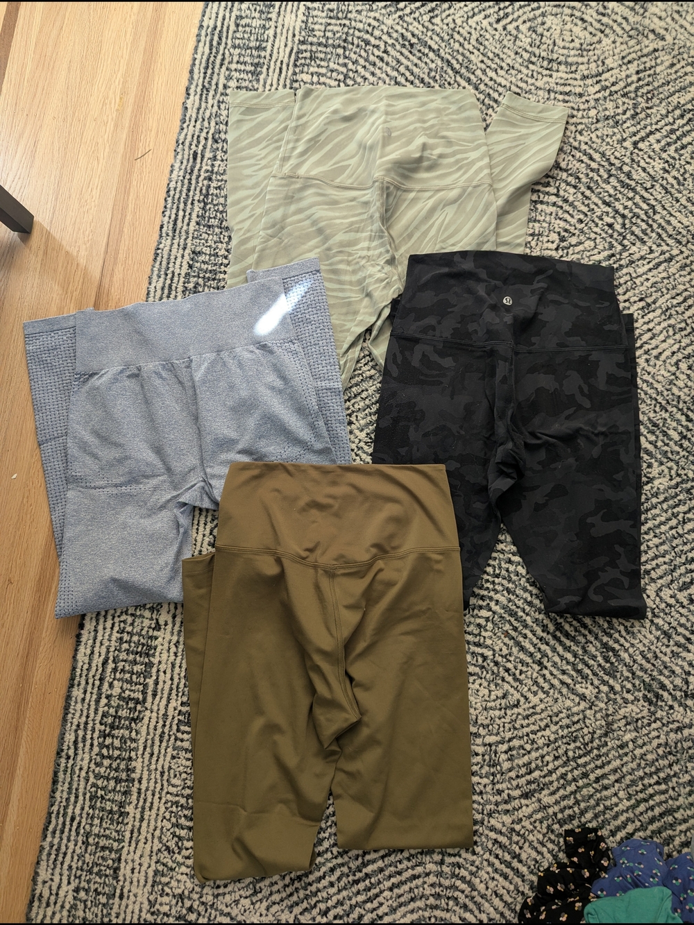 Bundle Of lululemon athletica And Girlfriend Collective Leggings 4 Pairs